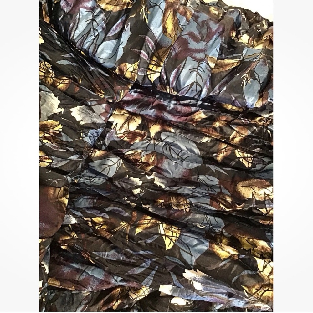 Elegant Purple and Blue Women's double sided Skirt. Size L/XL - Picture 9 of 9